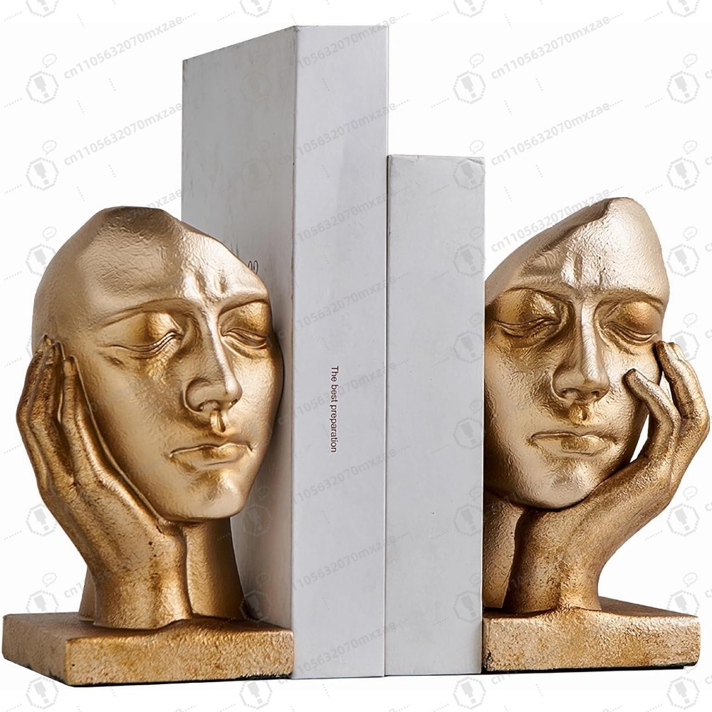 Aesthetic Bookend - نهايات كتاب المفكر العتيق للأرفف، مساند