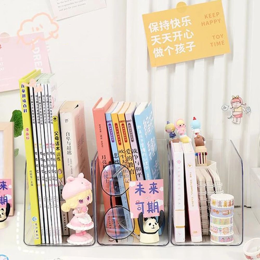 Aesthetic Bookend - حامل كتب بسيط من الأكريليك على