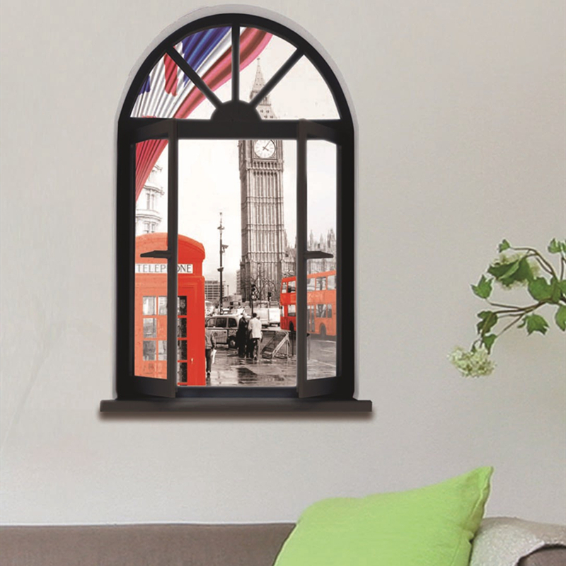 Home Decor London - مدينة لندن شارع عرض جدارية على