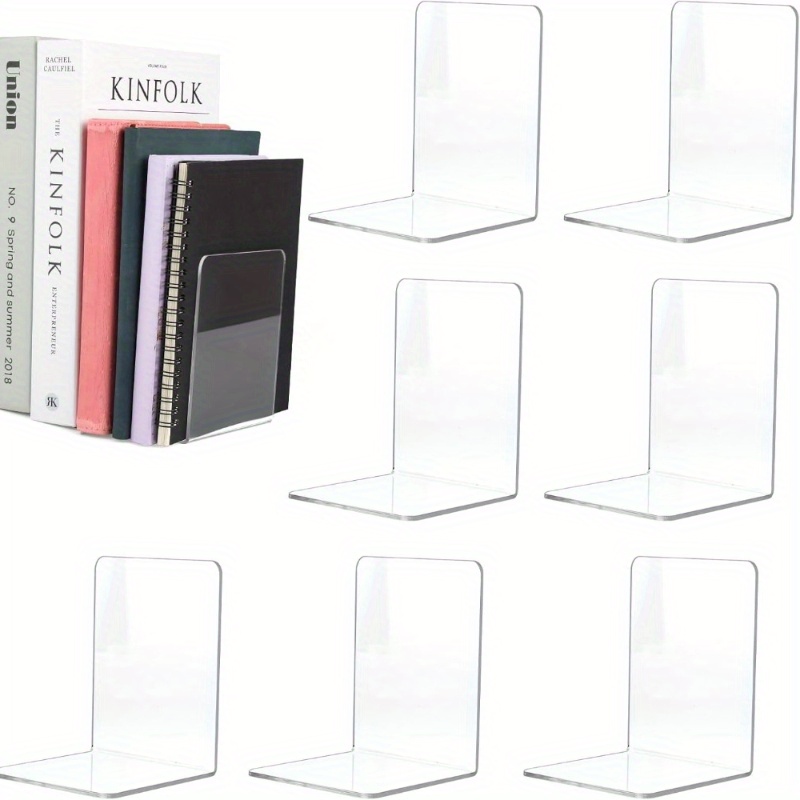 Aesthetic Bookend - مجموعة 4/8 قطع من الدفتين المصنوعة