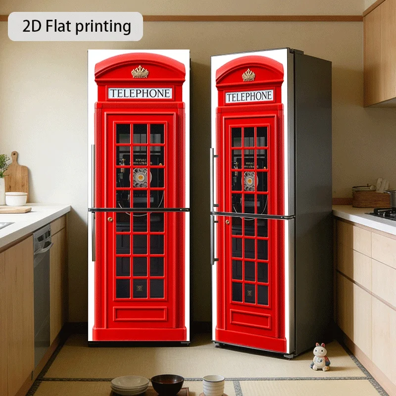 Home Decor London - ملصق جداري ذاتي اللصق بتصميم كشك