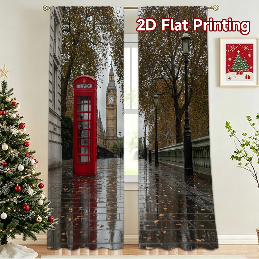 Home Decor London - ستائر قصيرة مسطحة ثنائية الأبعاد مكونة