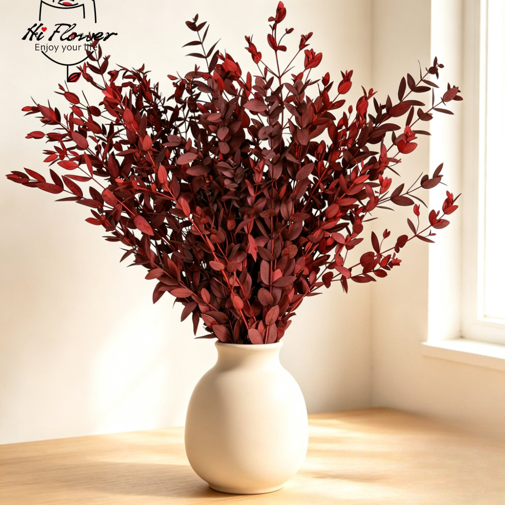 Dried Flower Bouquet - زهور الأوكالبتوس المجففة الطبيعية، باقة زهور