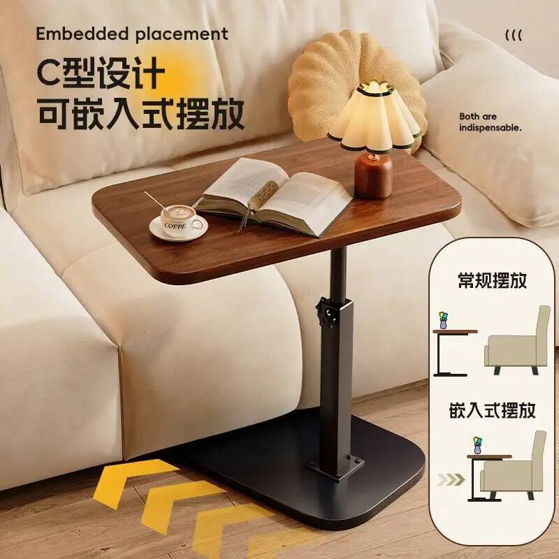 Home Decor Online Shopping - طاولة قهوة خشبية من الروطان، أثاث