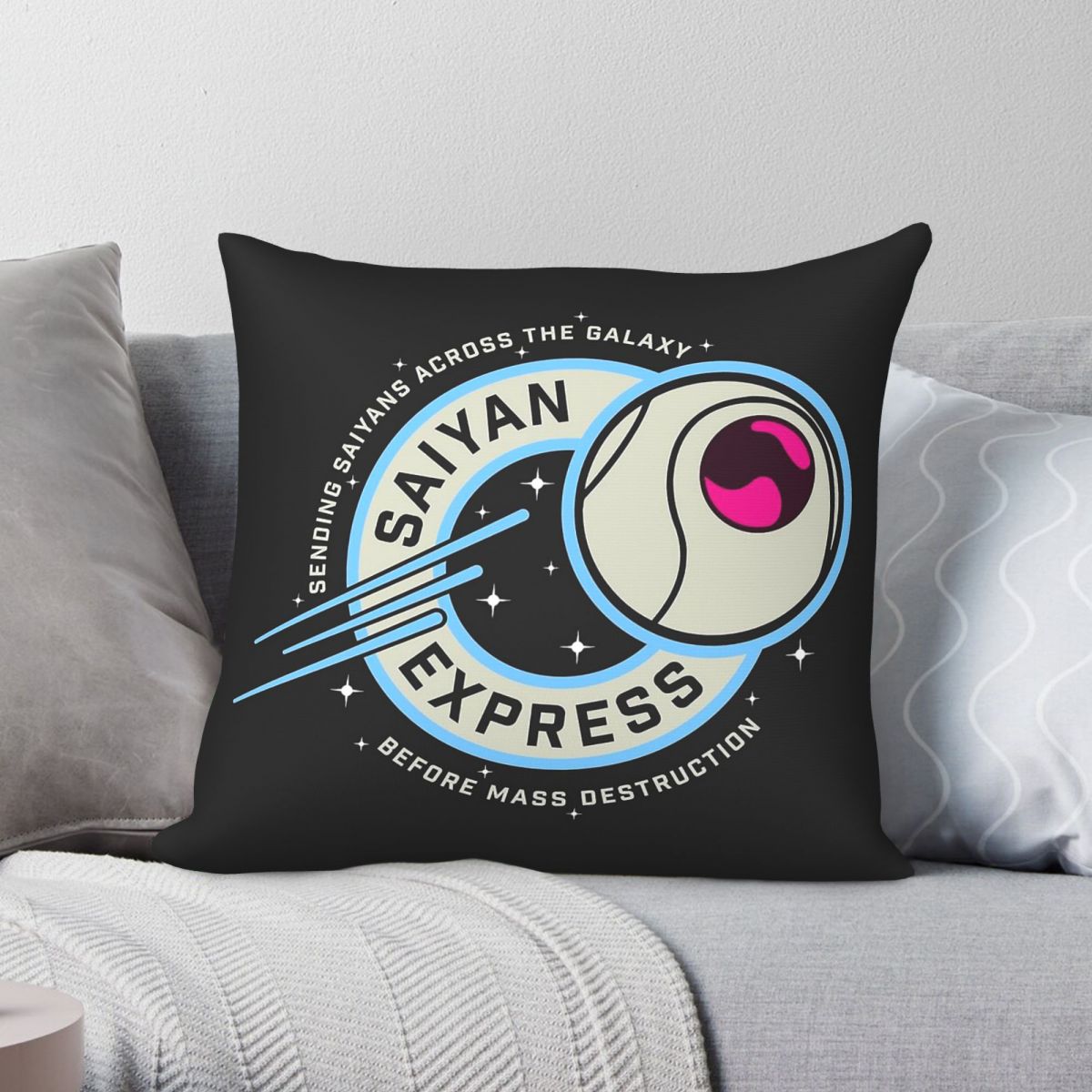 Home Decor Express - غطاء وسادة سايان إكسبرس من البوليستر