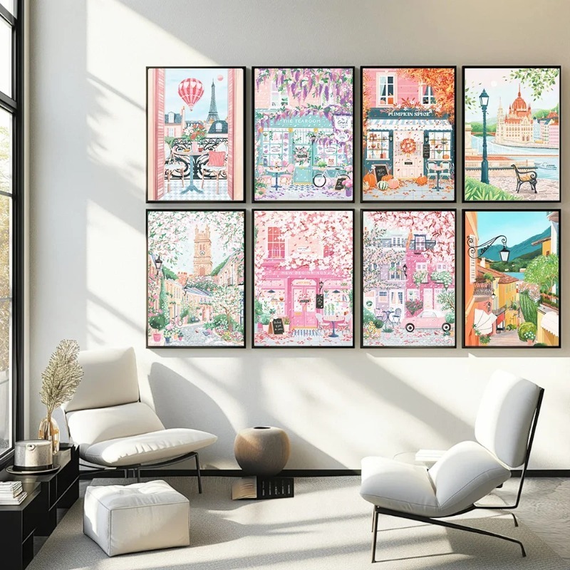 ملصق وطباعة فنية لرحلات باريس  - مراجعة Home Decor London وسعره