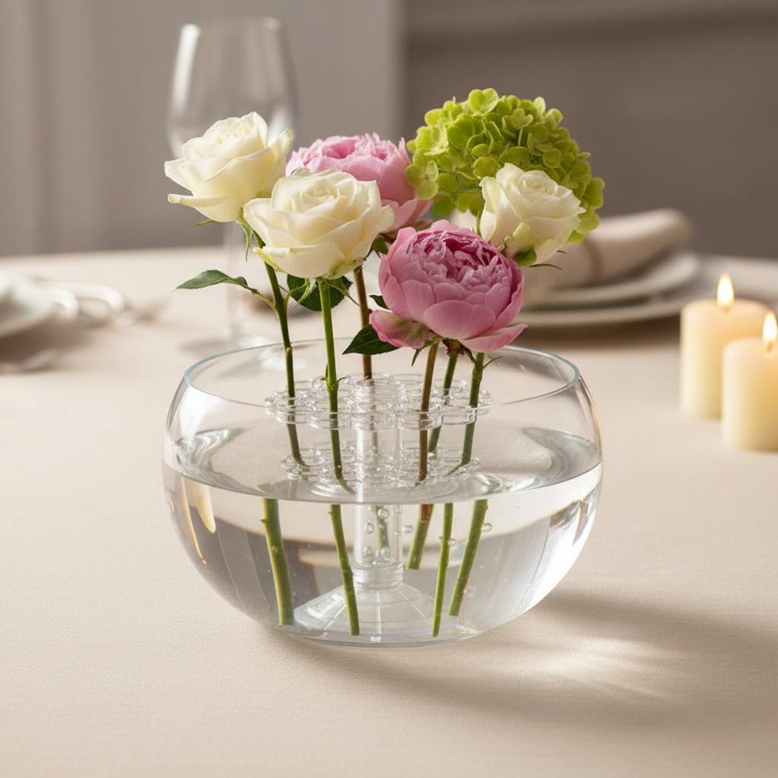 حامل ساق الزهور على شكل ملفوفة - مراجعة Home Decor Vase With Flowers وسعره