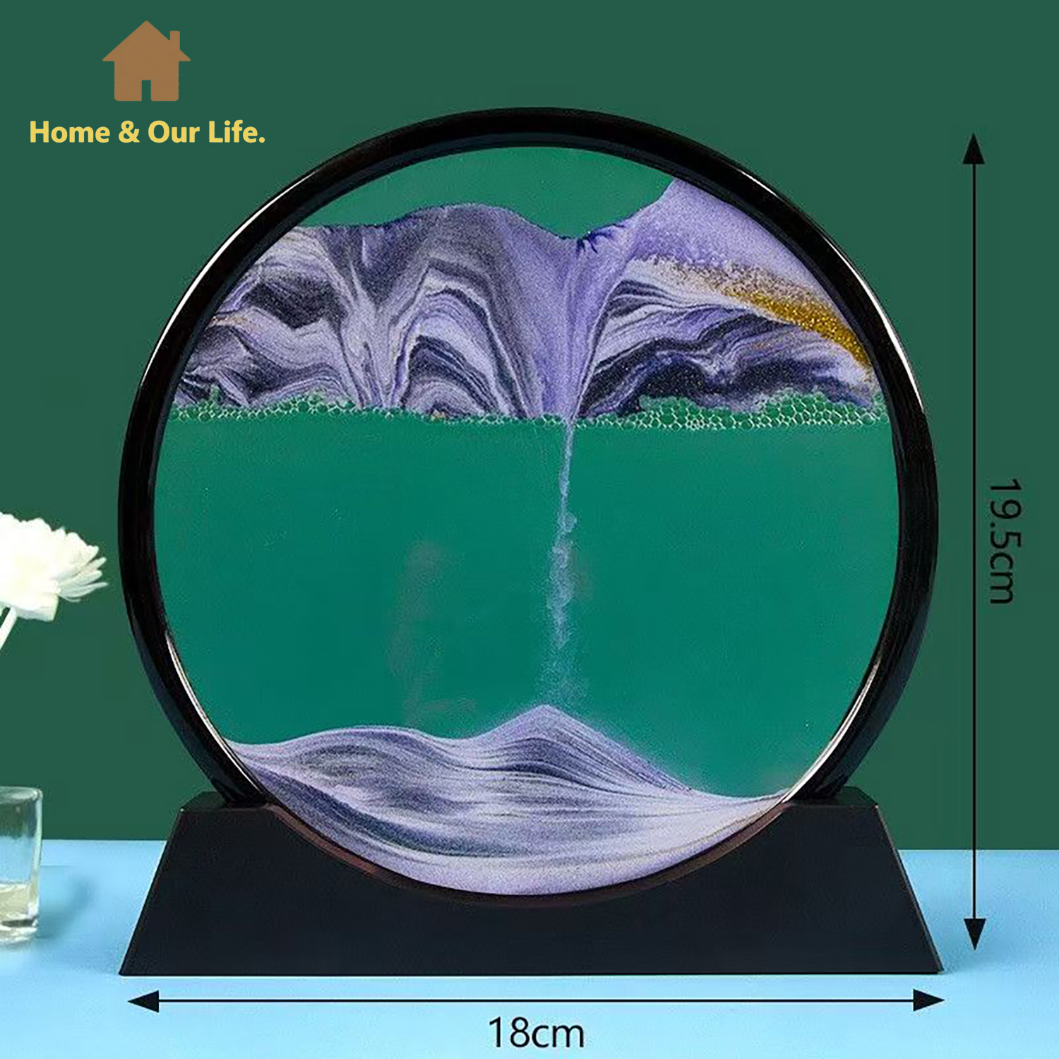 فن الرمل المتدفق الديناميكي ثل - مراجعة Home Decor Mirror وسعره