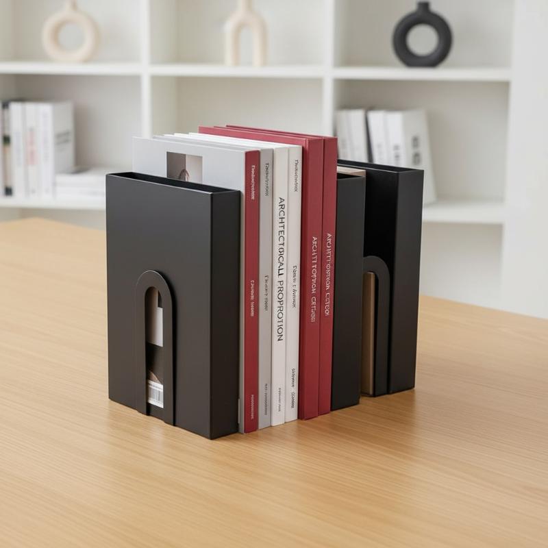 زوج من حاملات الكتب الحديدية ع - مراجعة Aesthetic Bookend وسعره