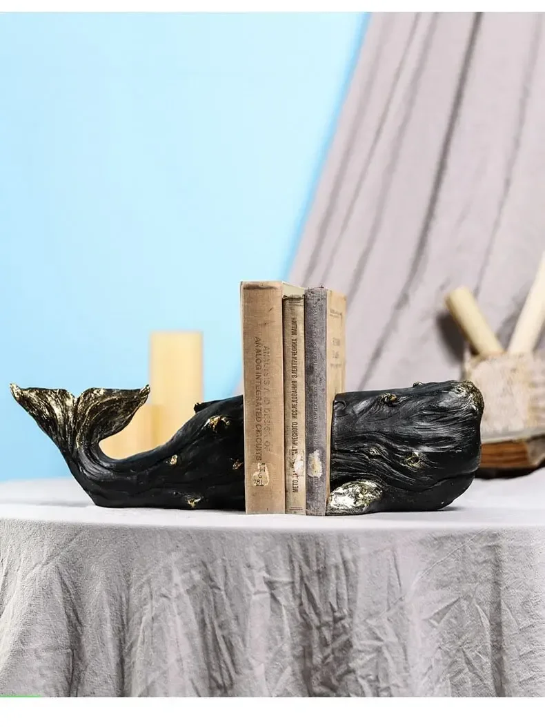 مساند كتب على شكل حوت مطلية با - مراجعة Aesthetic Bookend وسعره