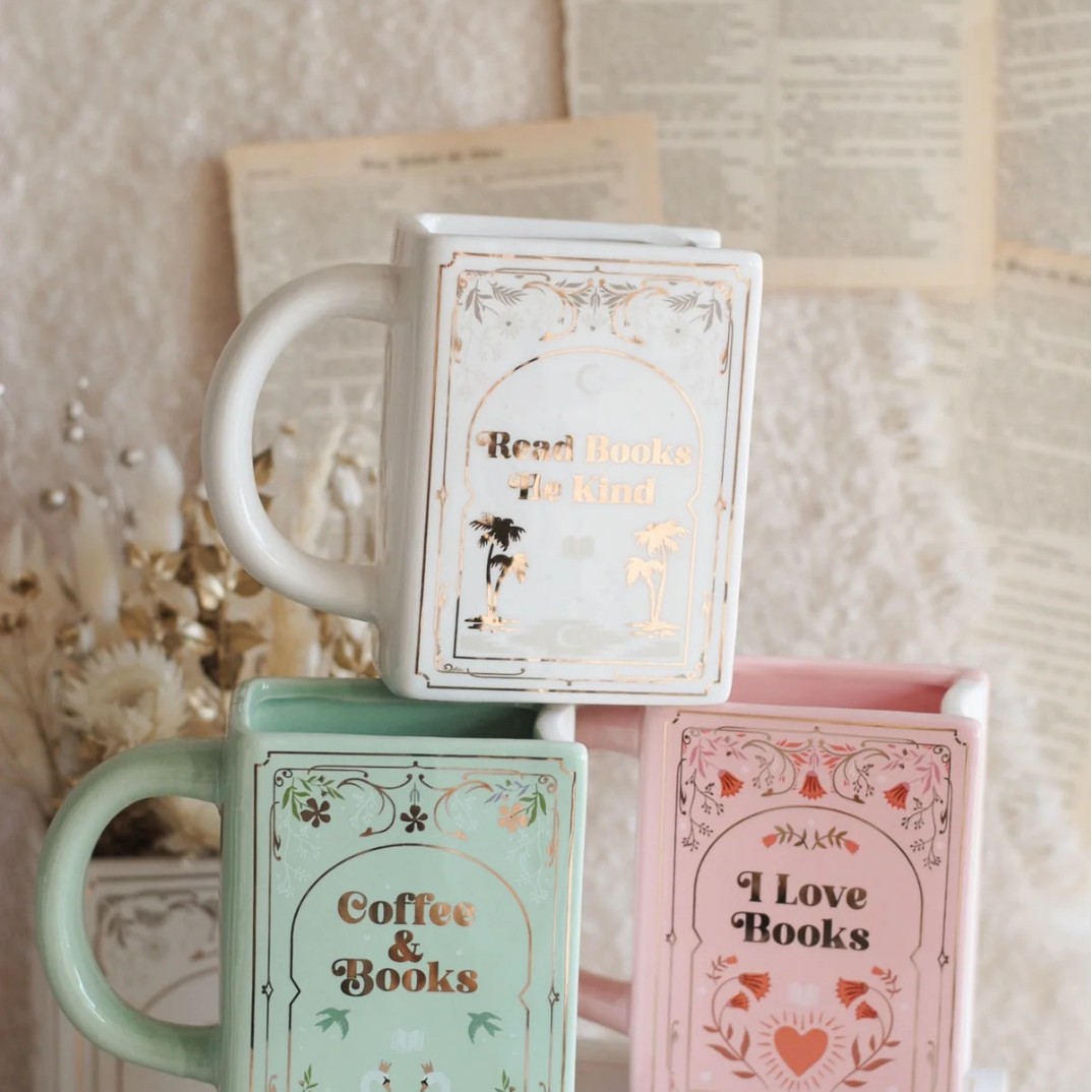 كوب سيراميك على شكل كتاب مع مق - مراجعة Home Decor Catalog وسعره