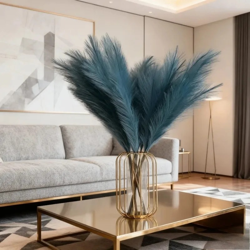حزمة عشب البامباس الاصطناعي ال - مراجعة Pampas Grass Decor وسعره