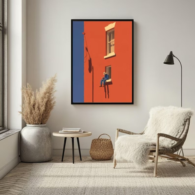 لوحة فنية جدارية بتصميم عتيق ب - مراجعة Home Decor Catalog وسعره