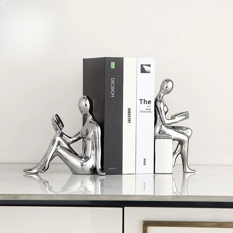تماثيل شخصيات قارئة كتب من الس - مراجعة Aesthetic Bookend وسعره