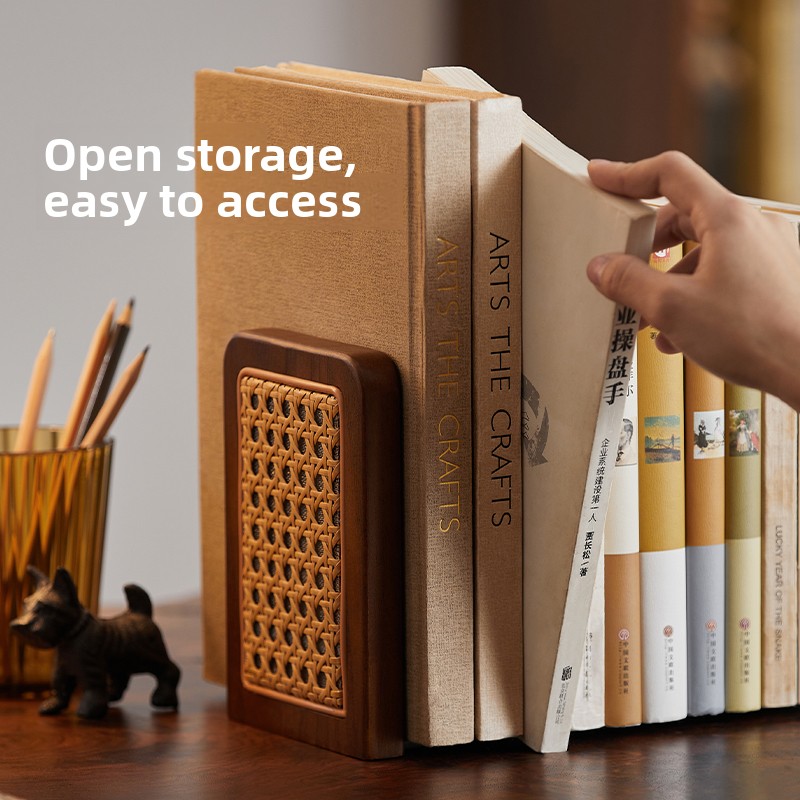 حامل كتب إبداعي منسوج من الروط - مراجعة Aesthetic Bookend وسعره