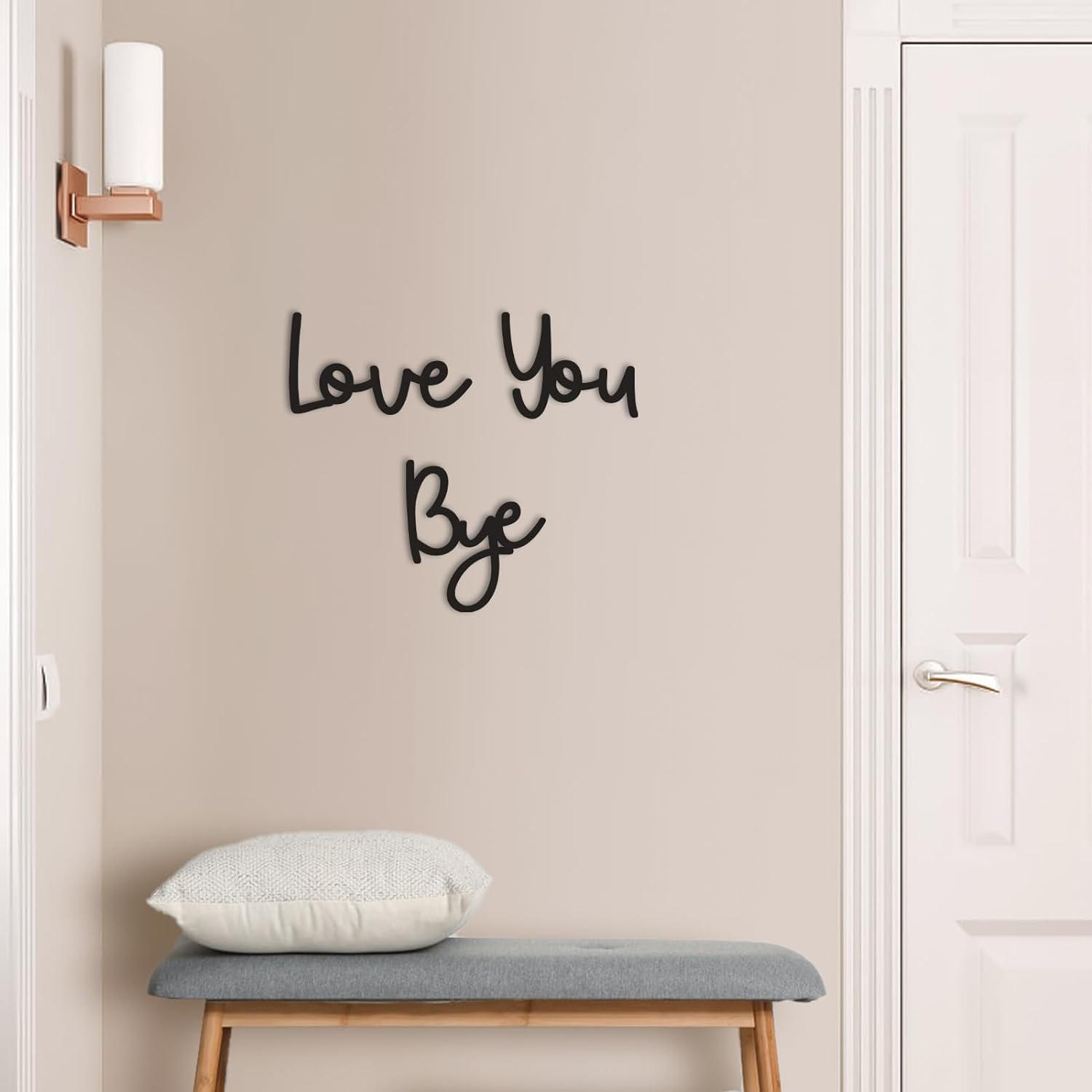 لافتة خشبية من Love yo ، ديكور - مراجعة Home Decor Express وسعره