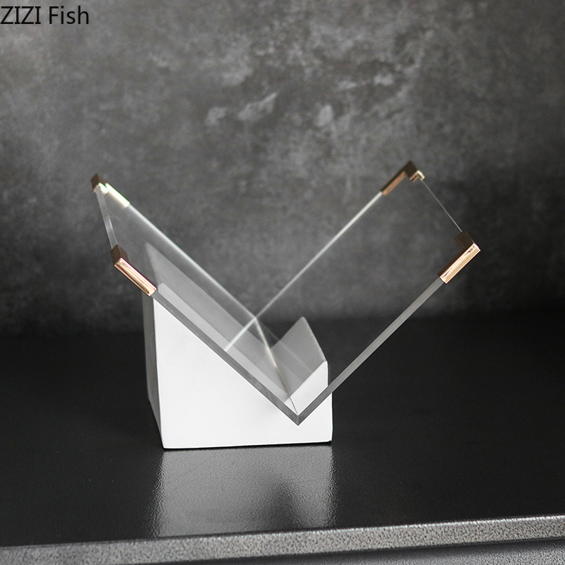 منظم مكتبي من الأكريليك الرخام - مراجعة Aesthetic Bookend وسعره