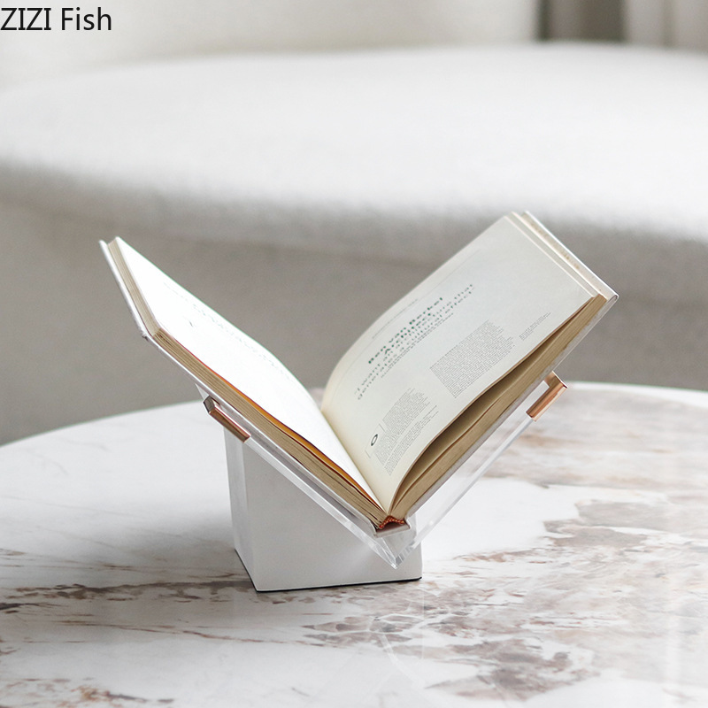 منظم مكتبي من الأكريليك الرخام - مراجعة Aesthetic Bookend وسعره