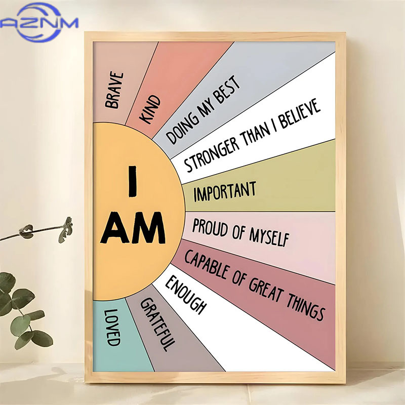 ملصق جداري تحفيزي من AZNM، لوح - مراجعة Home Decor Quotes Ideas وسعره