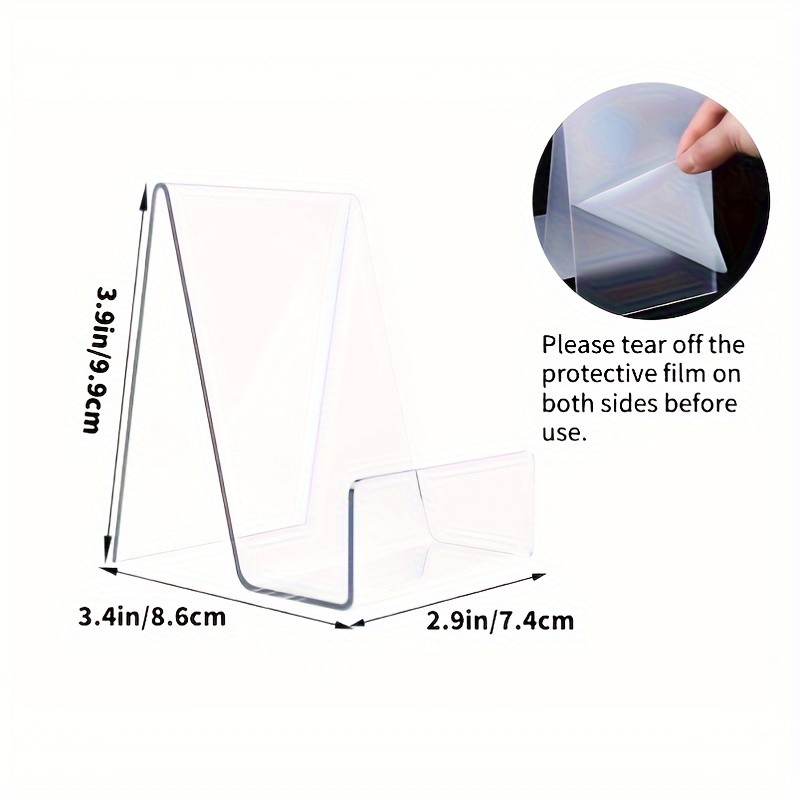 حامل أكريليك شفاف 4/8 قطع، حام - مراجعة Aesthetic Bookend وسعره