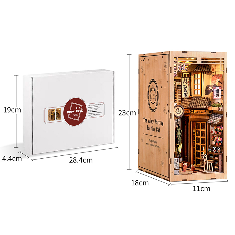 طقم ركن كتاب خشبي بإضاءة LED،  - مراجعة Home Decor Catalog وسعره