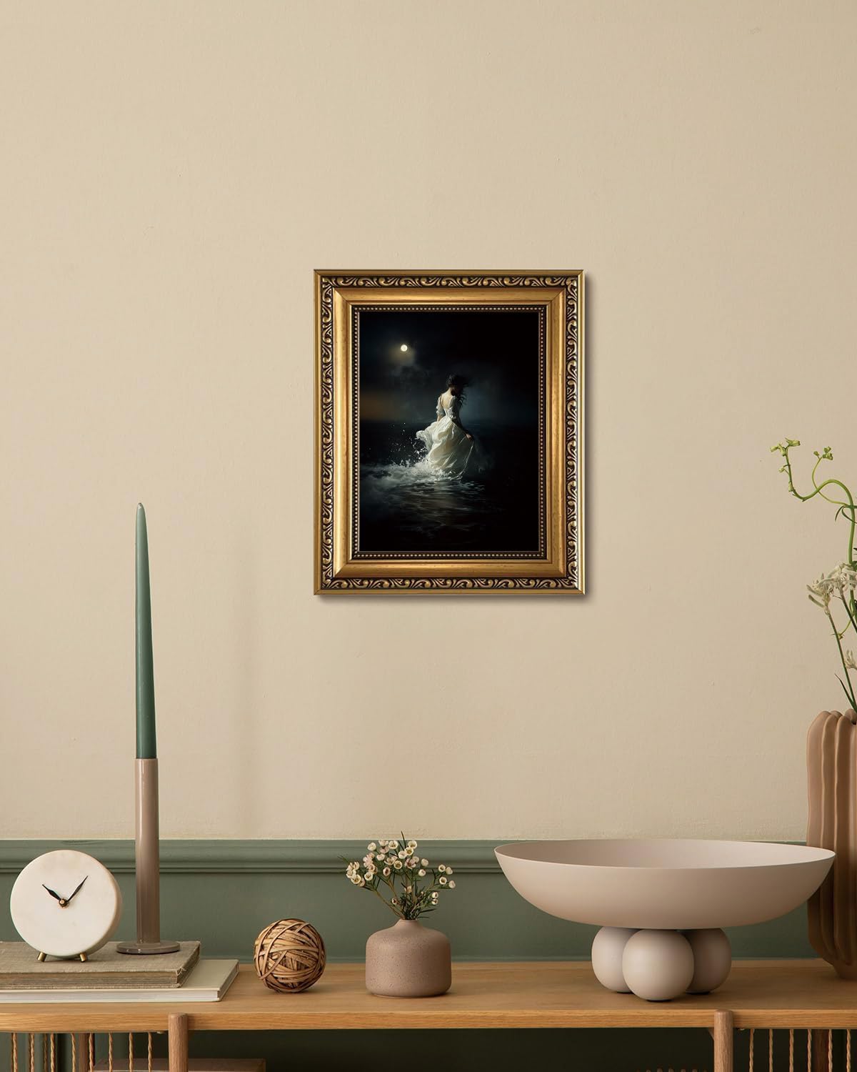 لوحة فنية مؤطرة على قماش: امرأ - مراجعة Home Decor Mirror وسعره