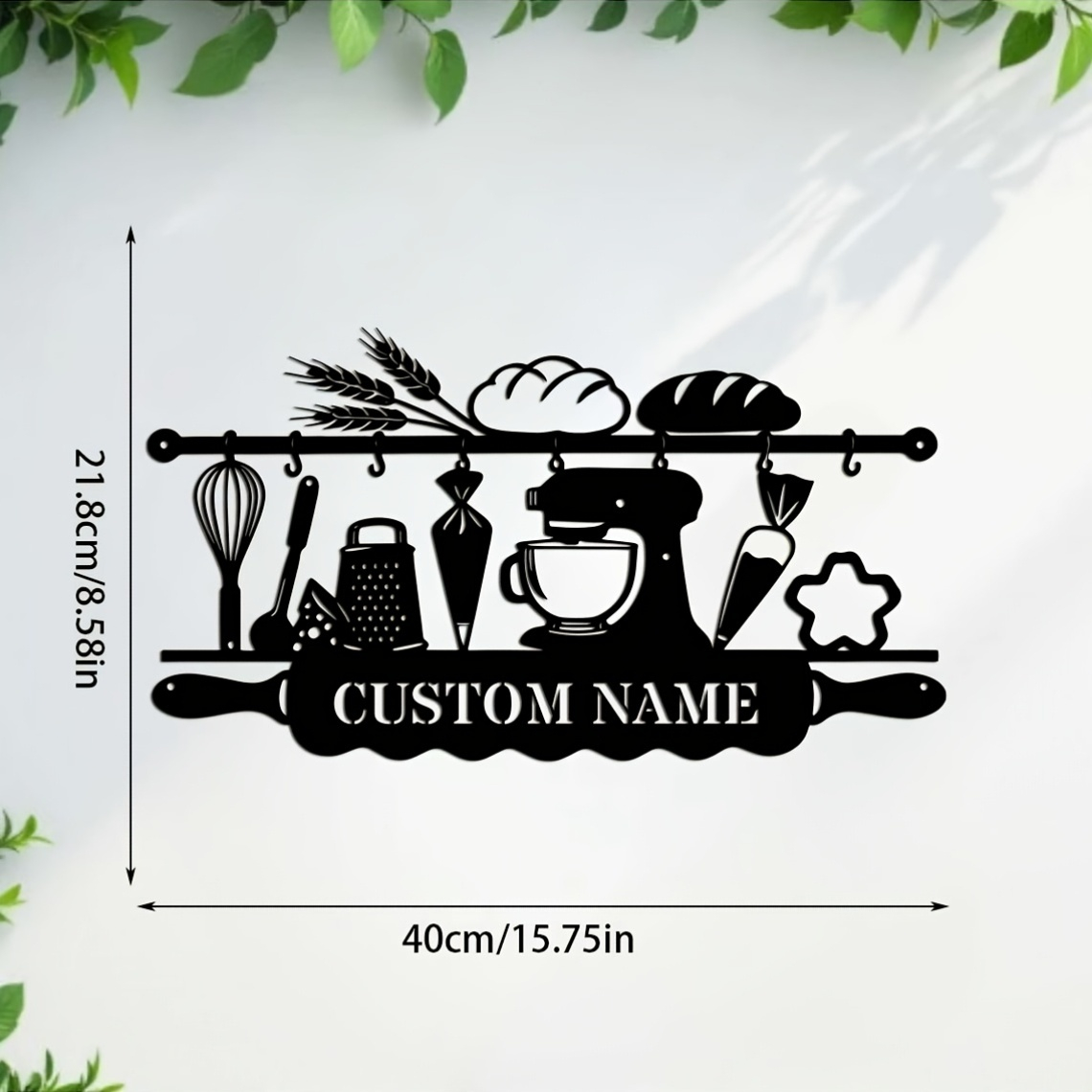 لوحة جدارية حديدية مخصصة للمطب - مراجعة Home Decor Kitchen وسعره