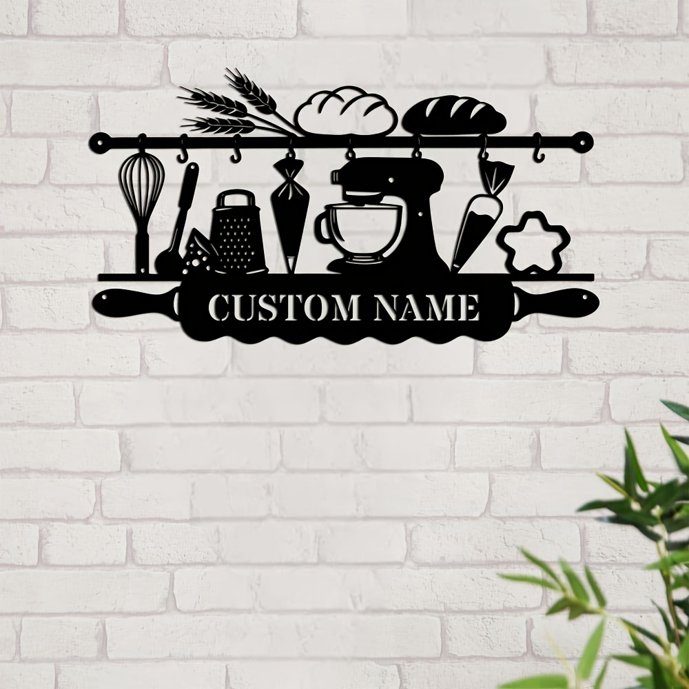 لوحة جدارية حديدية مخصصة للمطب - مراجعة Home Decor Kitchen وسعره