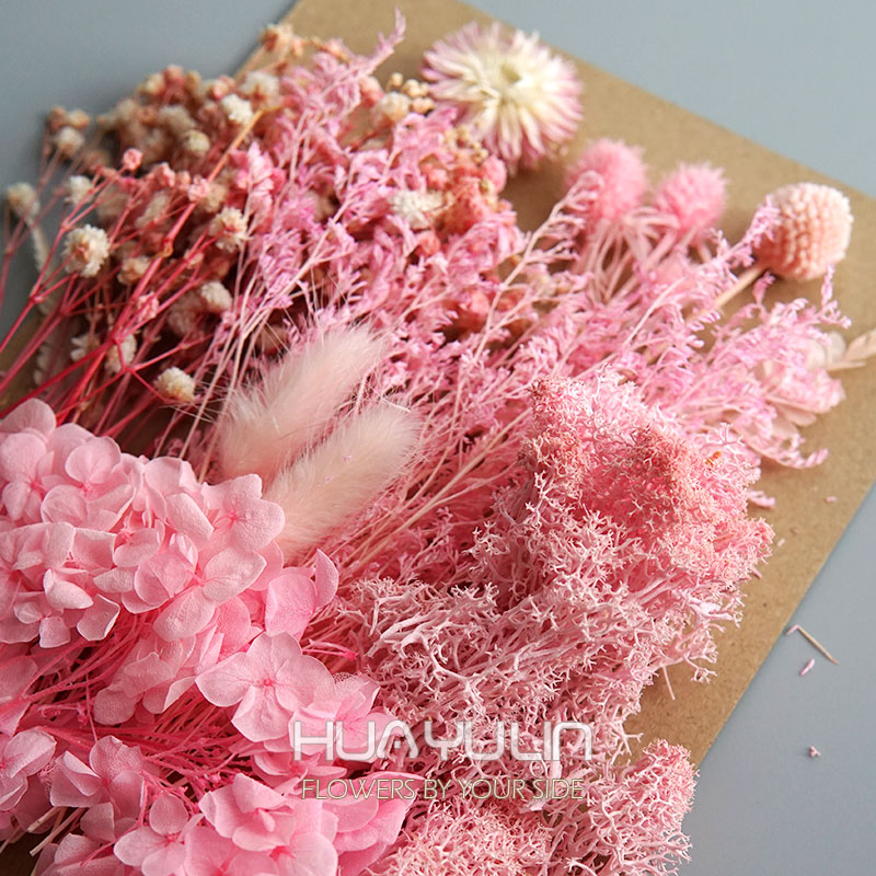 1 حزمة النباتات الاصطناعية الم - مراجعة Dried Flower Bouquet وسعره