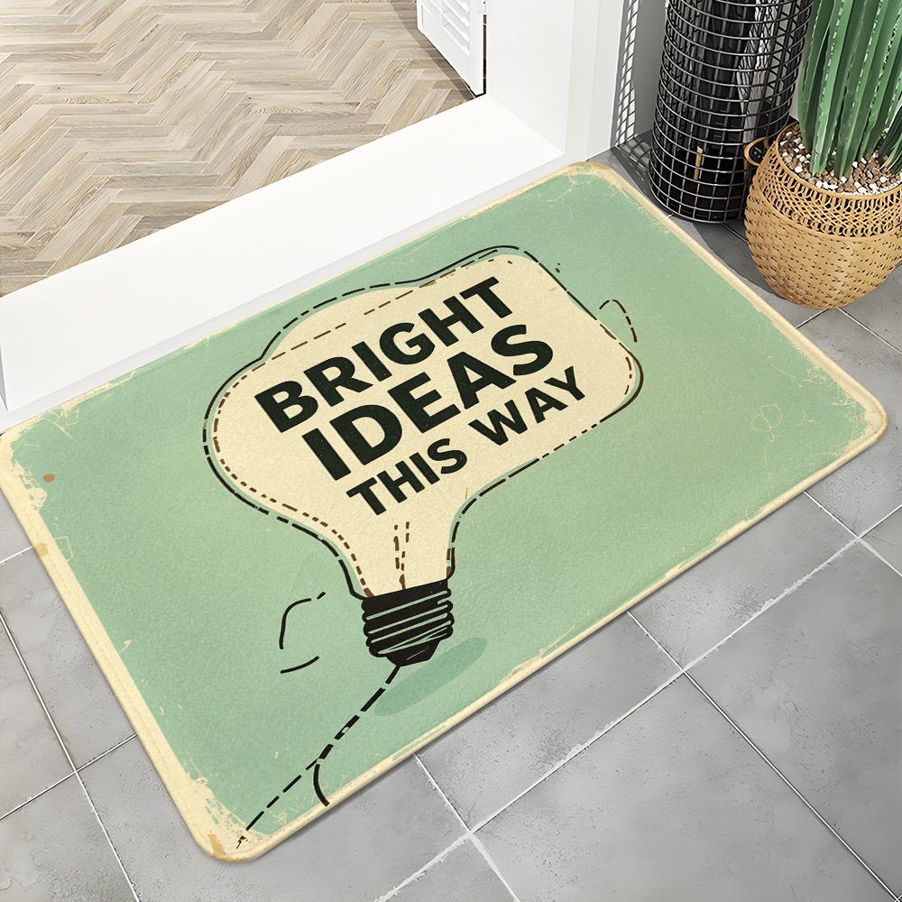 سجادة باب بتصميم مصباح كهربائي - مراجعة Home Decor Quotes Ideas وسعره