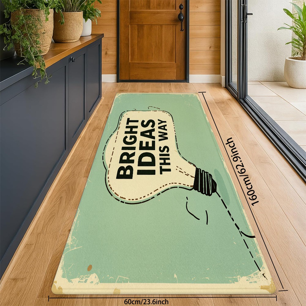سجادة باب بتصميم مصباح كهربائي - مراجعة Home Decor Quotes Ideas وسعره