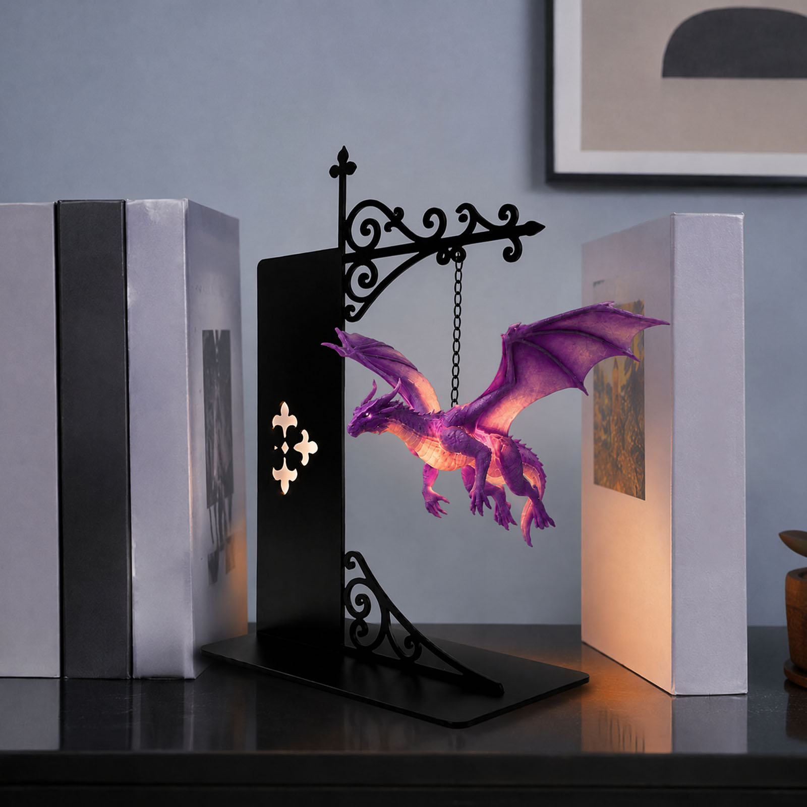 مصباح ليلي LED دافئ على شكل تن - مراجعة Aesthetic Bookend وسعره