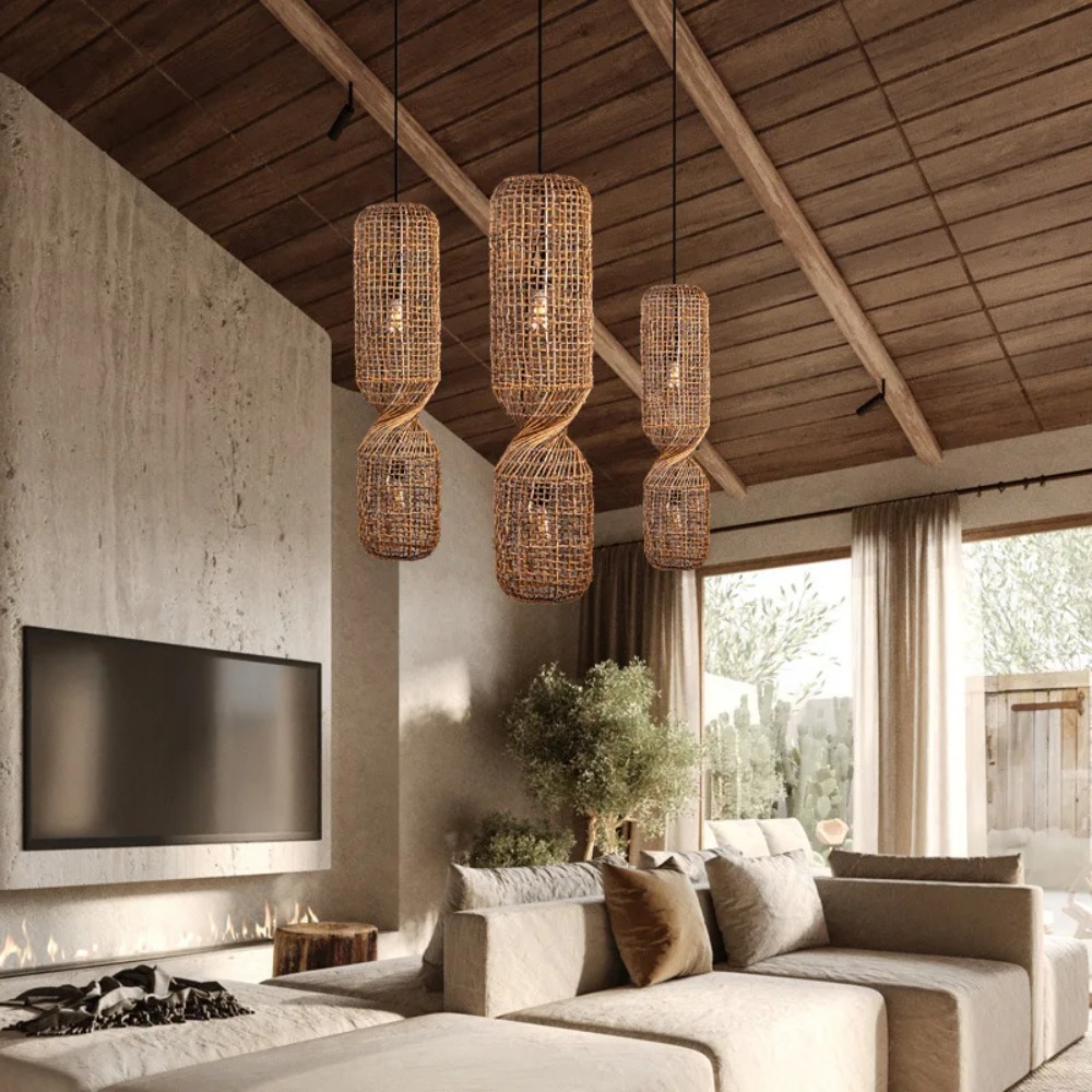 مصباح معلق ياباني بأسلوب وابي  - مراجعة Home Decor Zen Style وسعره