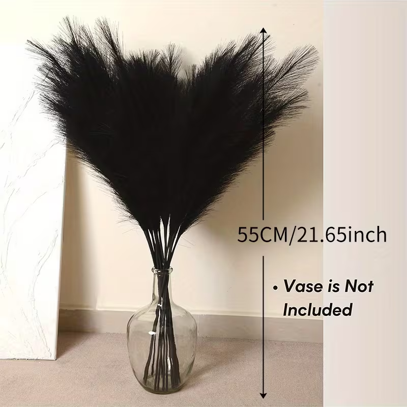 6 قطع من عشب البامباس الاصطناع - مراجعة Pampas Grass Decor وسعره