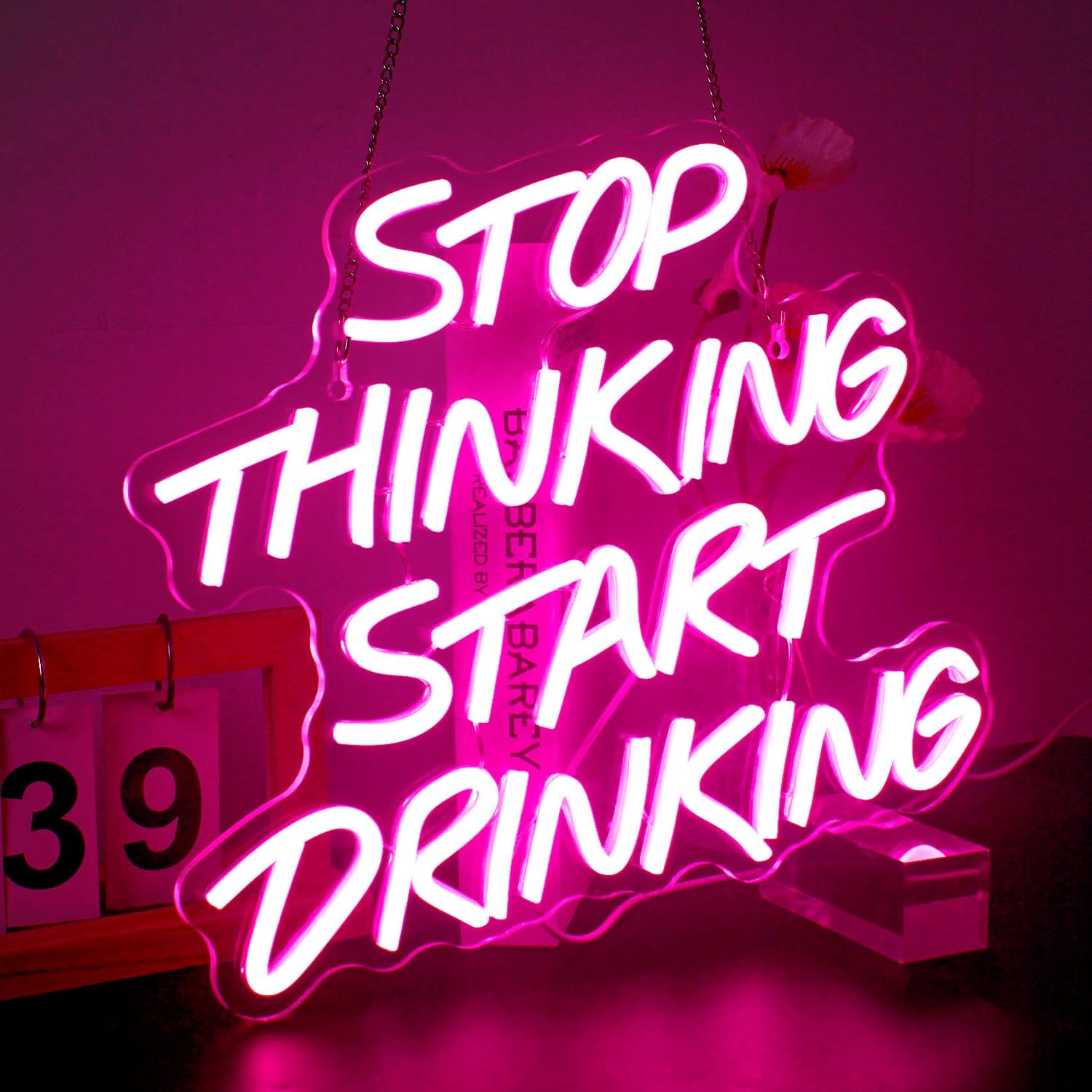 وقف التفكير بدء الشرب روح الدع - مراجعة Home Decor Quotes Ideas وسعره