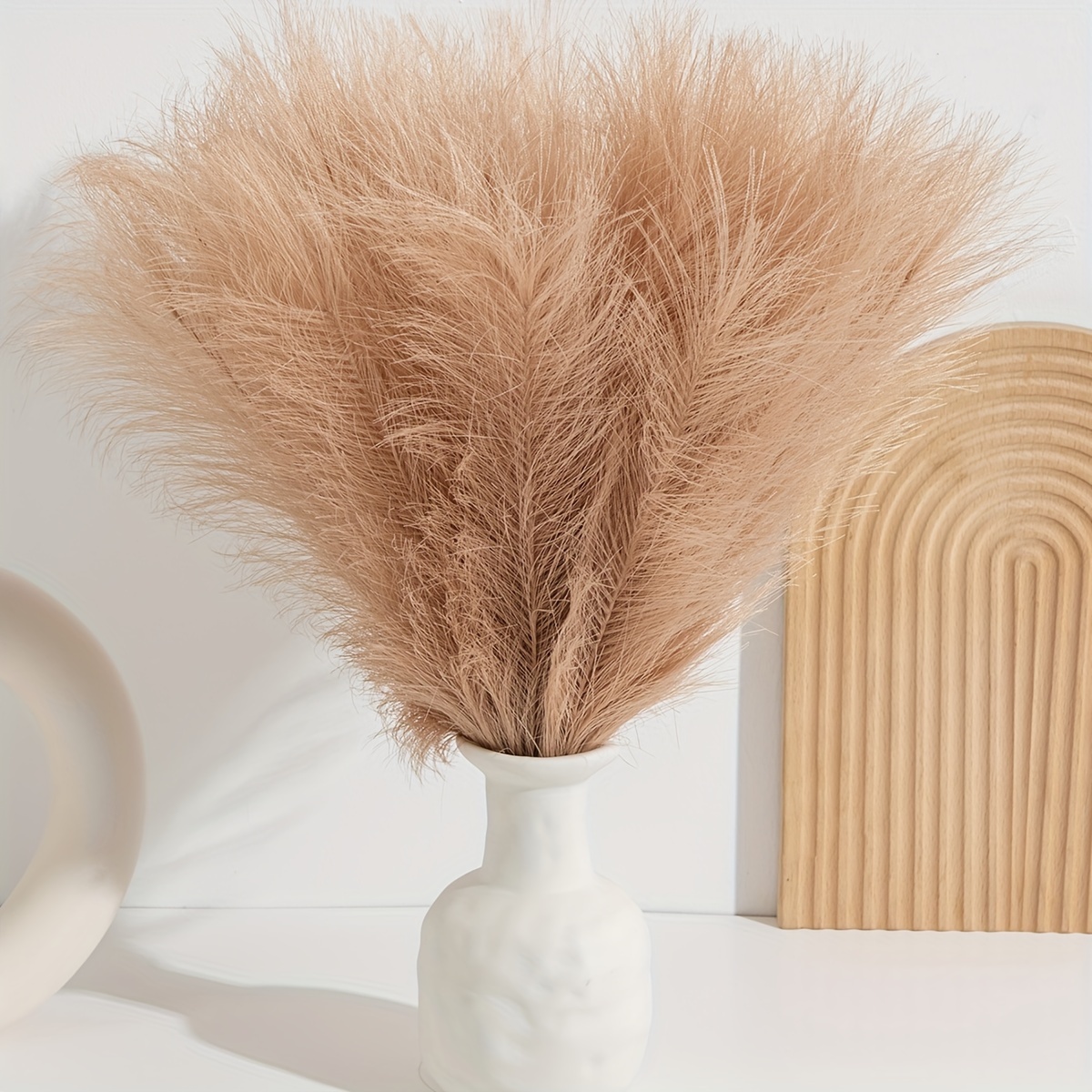 نباتات اصطناعية من عشب البامبا - مراجعة Pampas Grass Decor وسعره